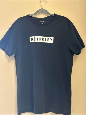 Hurley Black Short Sleeve Logo Tee